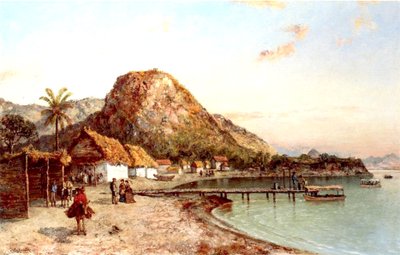 Coastal Scene, Jamaica, 1875 by Ralph Albert Blakelock
